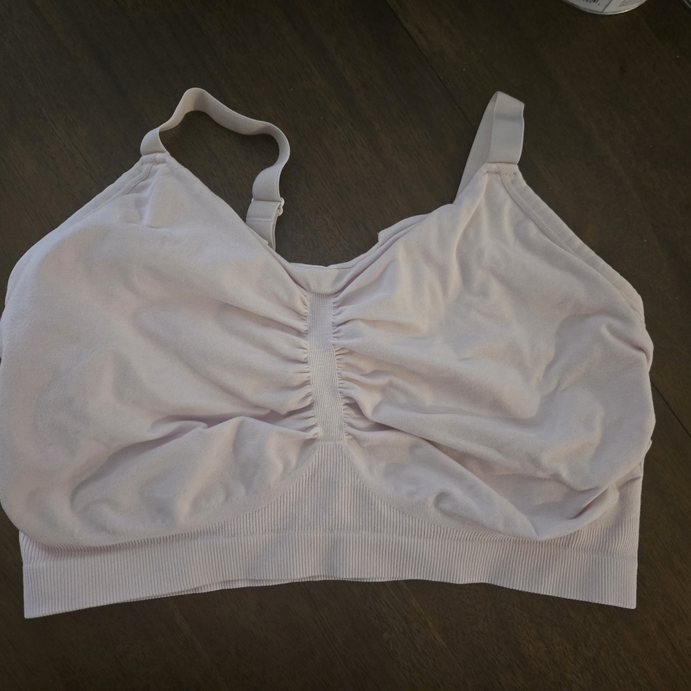 Kindred Bravely Soft Pink Ruched Bralette